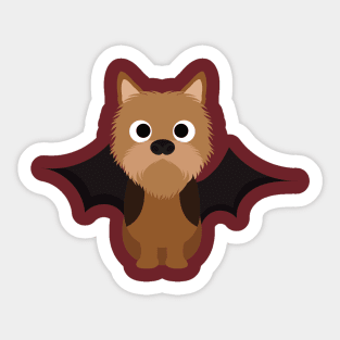 Norwich Terrier Halloween Fancy Dress Costume Sticker